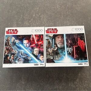 Star Wars 1000pc Puzzle Set (2) – Buffalo Games – New Sealed